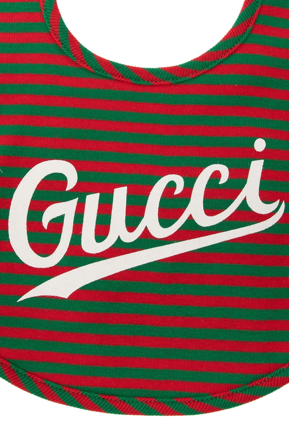 Gucci Kids Patterned bib with logo